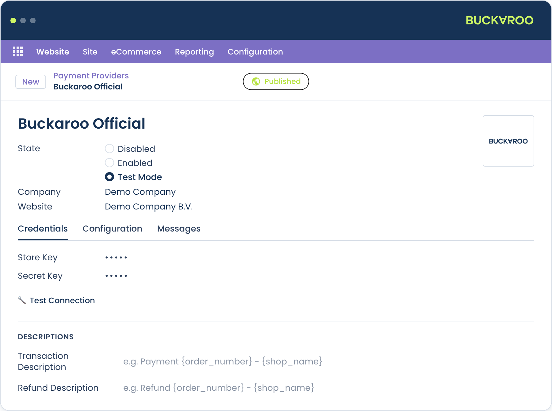 Odoo plugin API keys