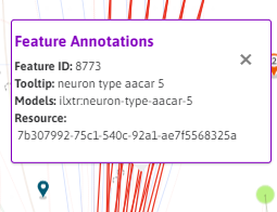 Annotation Mode: Viewing the annotations of a path (non-user generated)