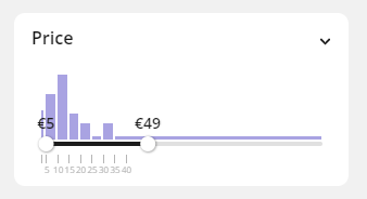 [Bucket slider](https://docs.tweakwise.com/reference/bucket-slider)