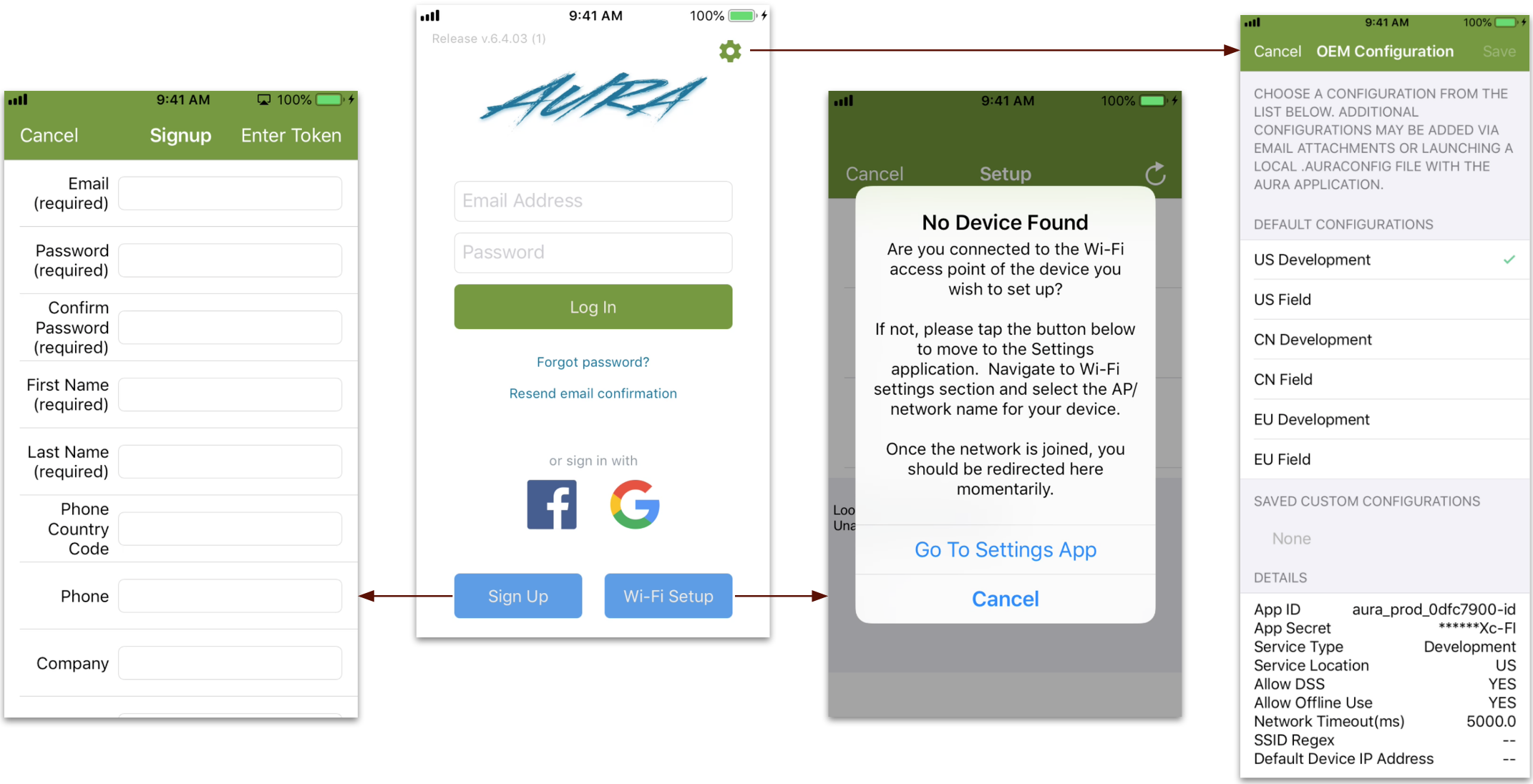 aura sequential testing login