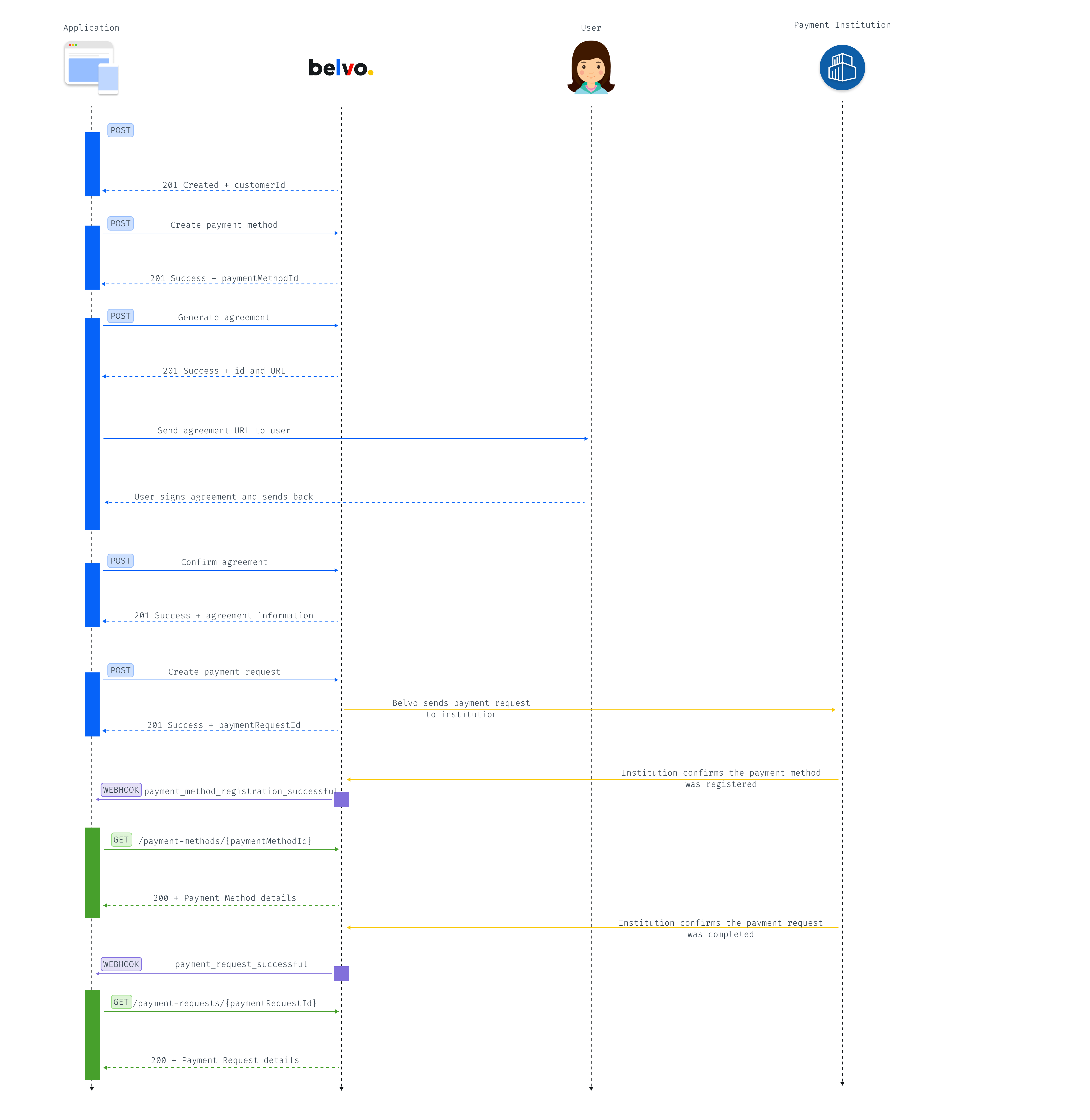 General payment flow. Click to enlarge.