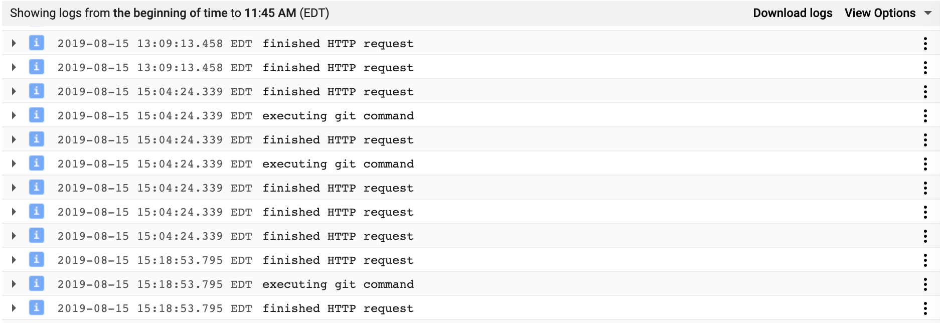 gitlab.shell.png Gitlab Shell Logs Example