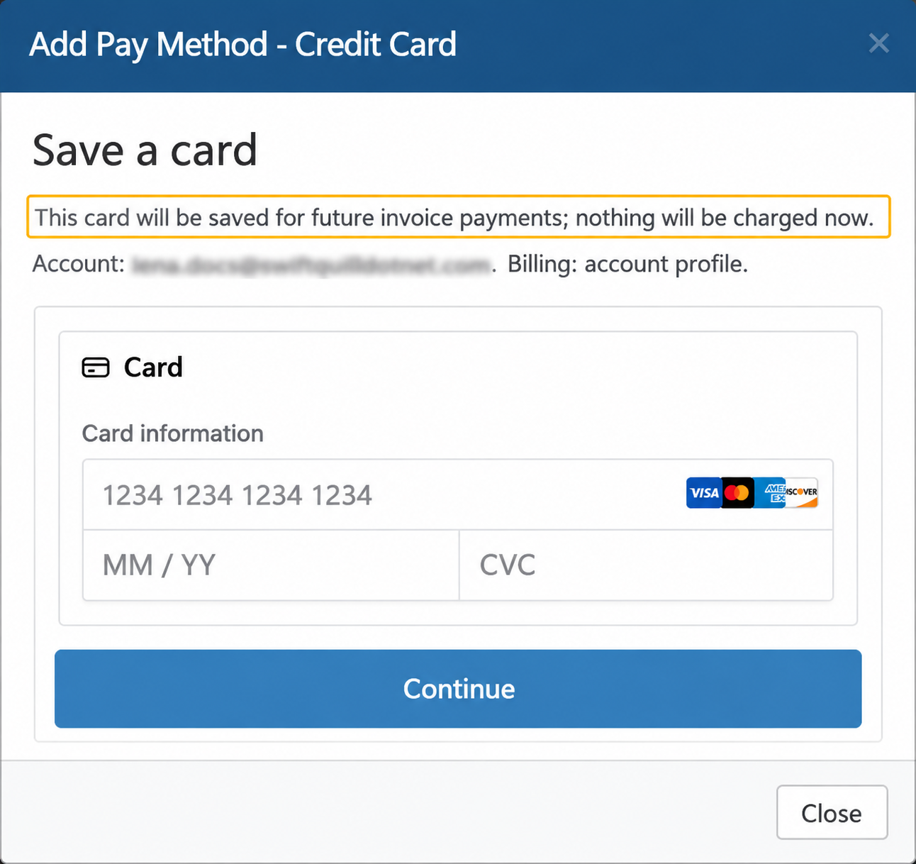 Admin add-card form