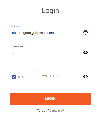 Provide TOTP on login