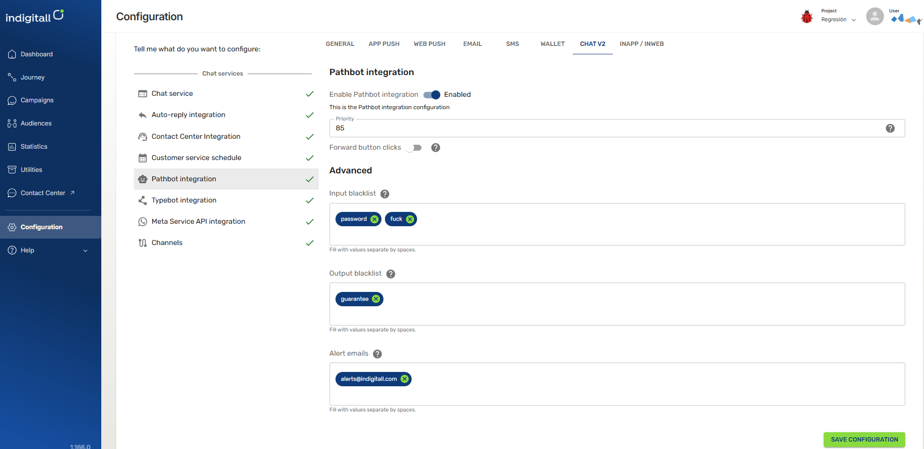 pathbot integration