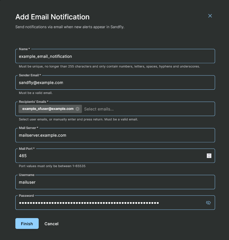 Adding an Email Notification