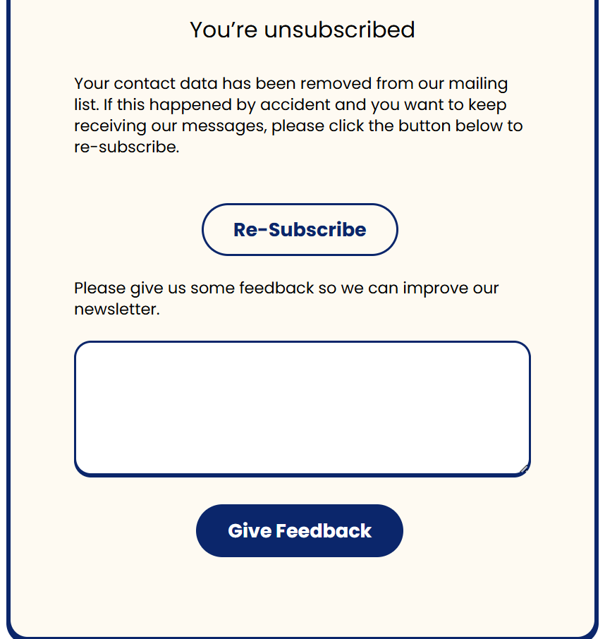 Opt-Out Form