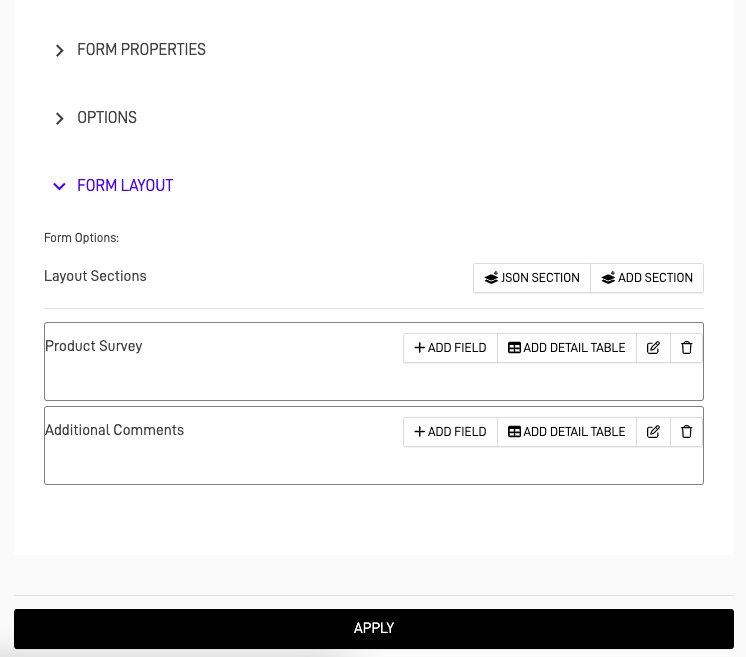 Form Layout