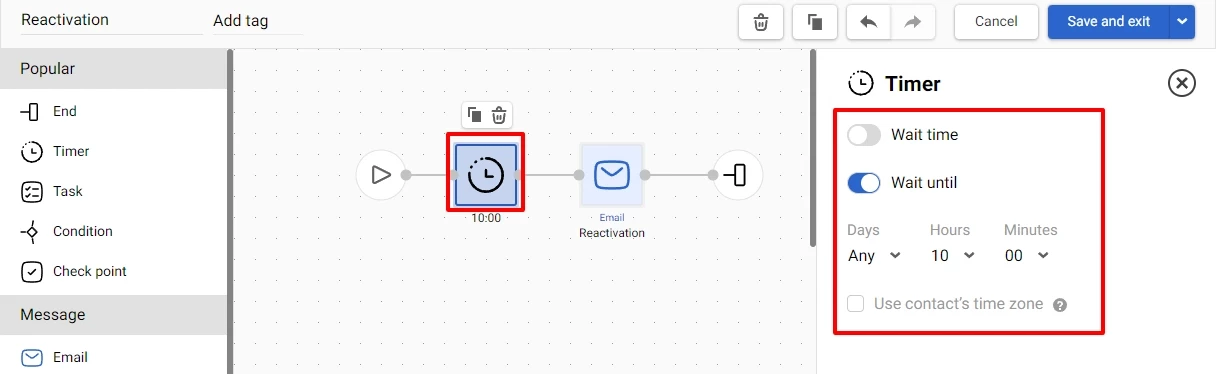 Timer block