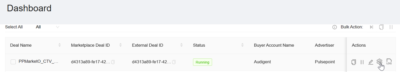 **Troubleshoot deal from Dashboard**