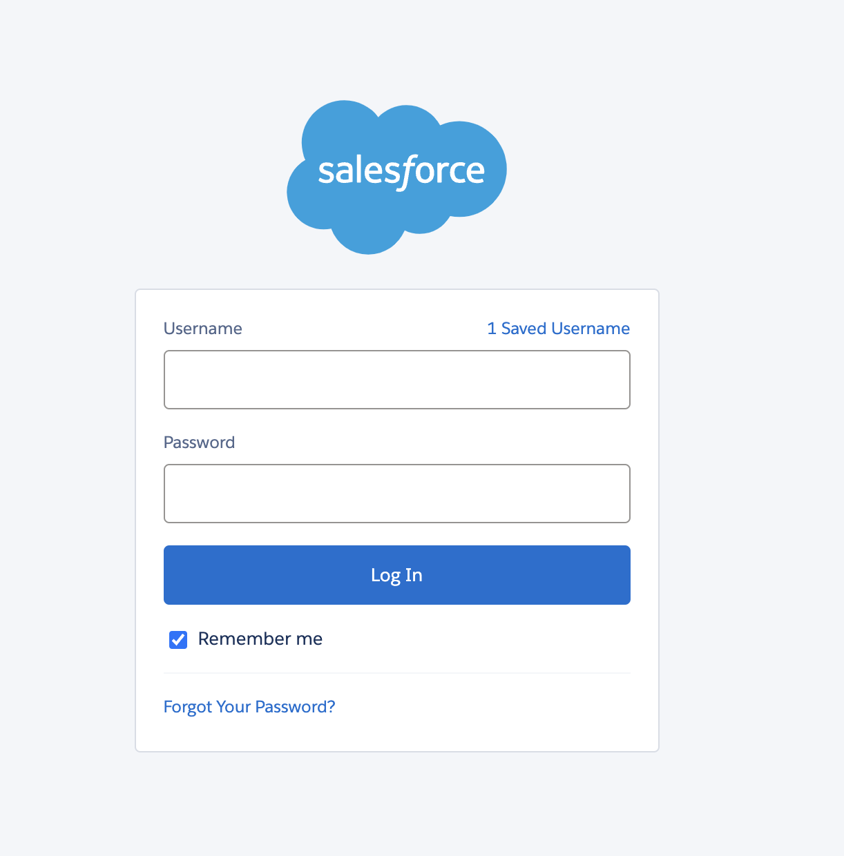 sources salesforce login