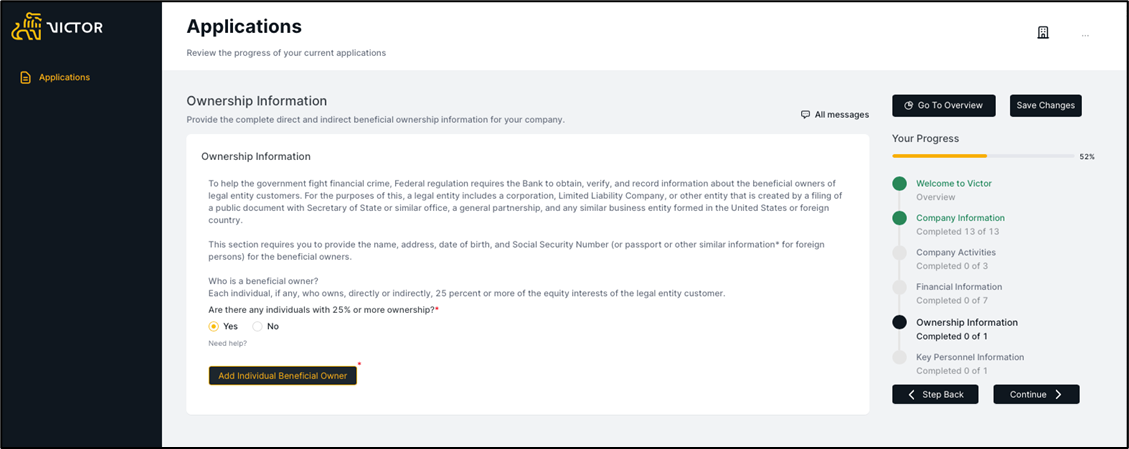 Figure 12. Ownership information example cont.