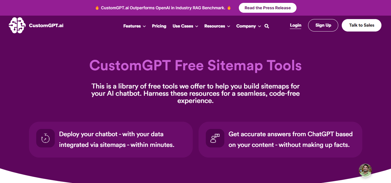 Sitemap free tools