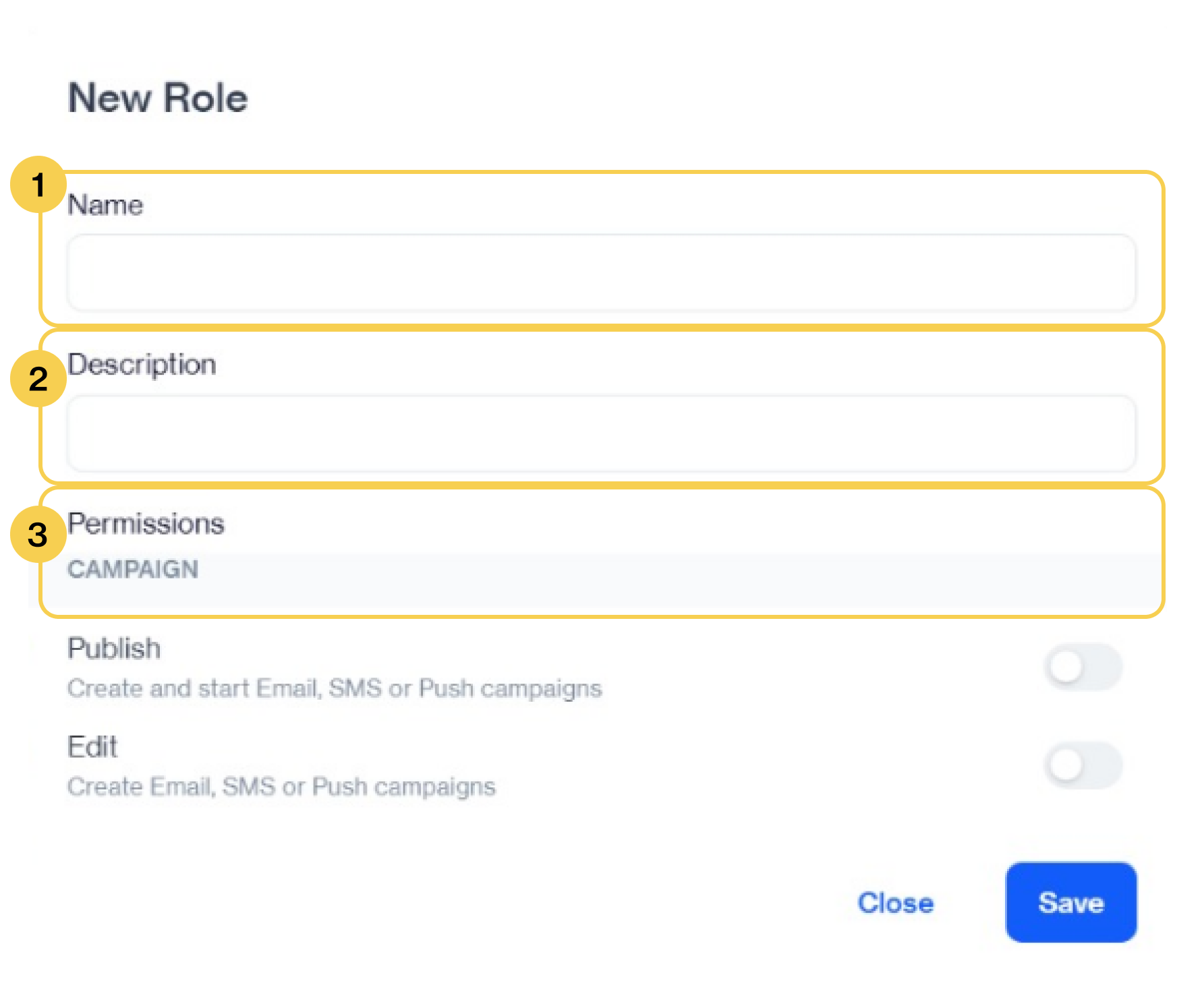 Assign New Roles And Permissions