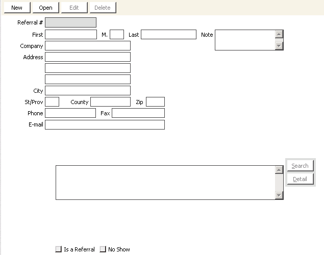 Desktop: Referrals > Manage referrals
