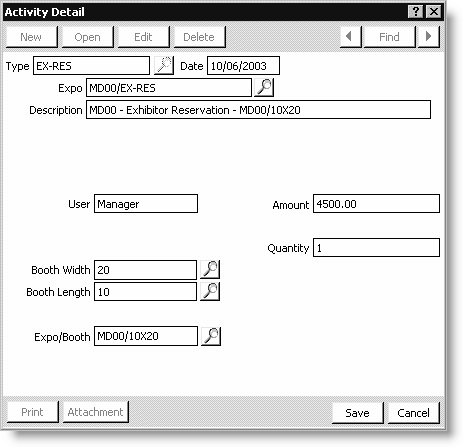 From Exposition, select Manage prospect lists, select an exposition, click Load Prospect List, click Exhibitor Sales, and click View/Edit