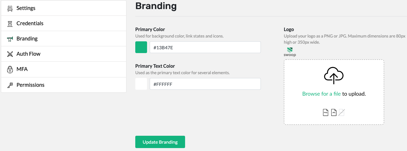 Swoop Admin Dashboard - Branding.png