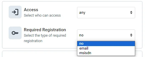 required registration