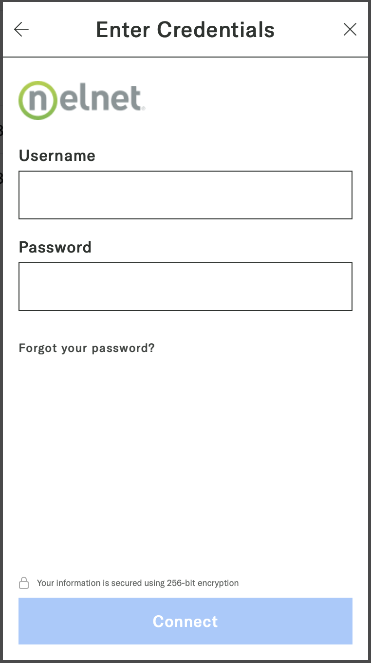 `Nexus.link` asking a user to login.