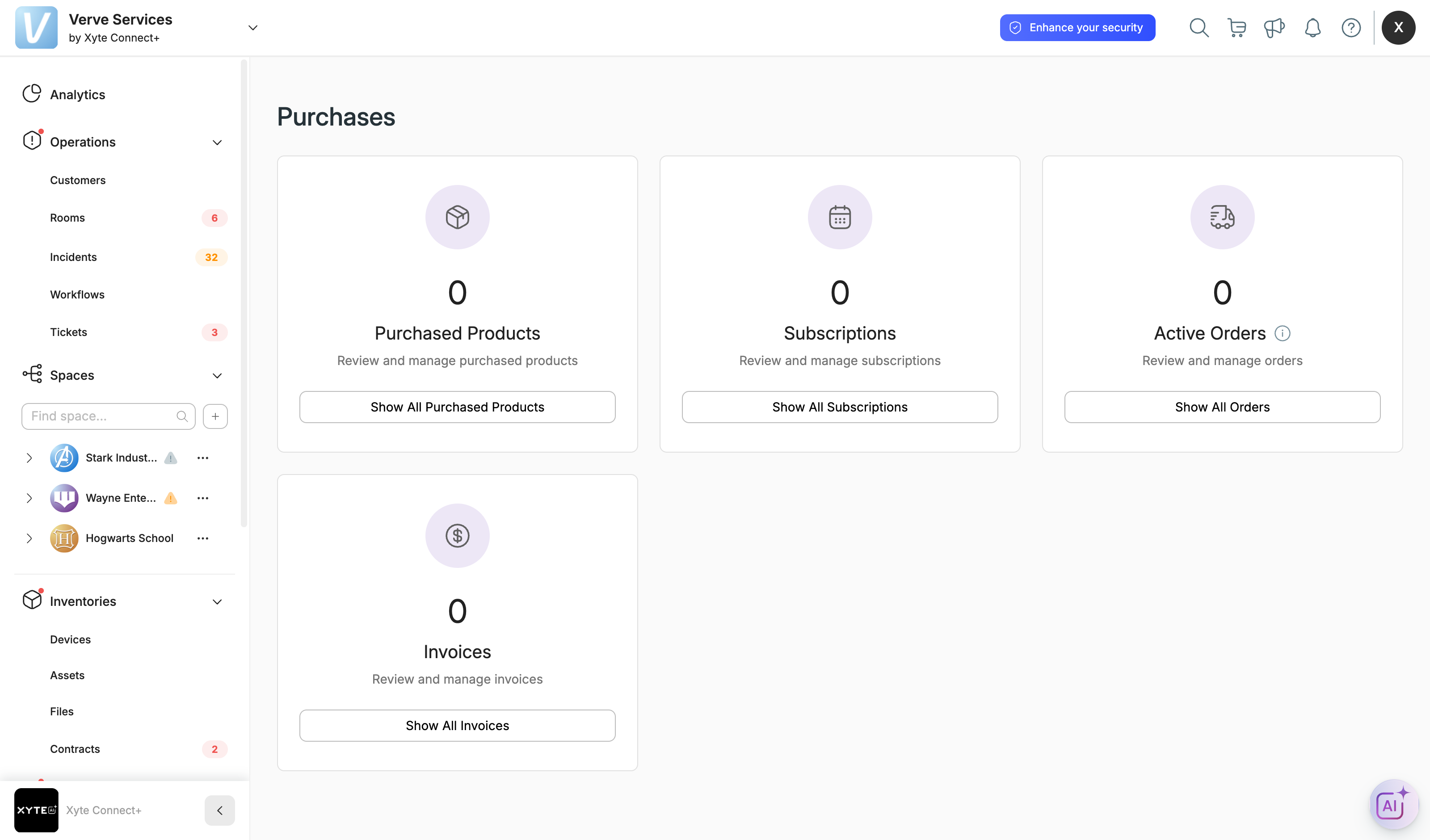 Products page.
