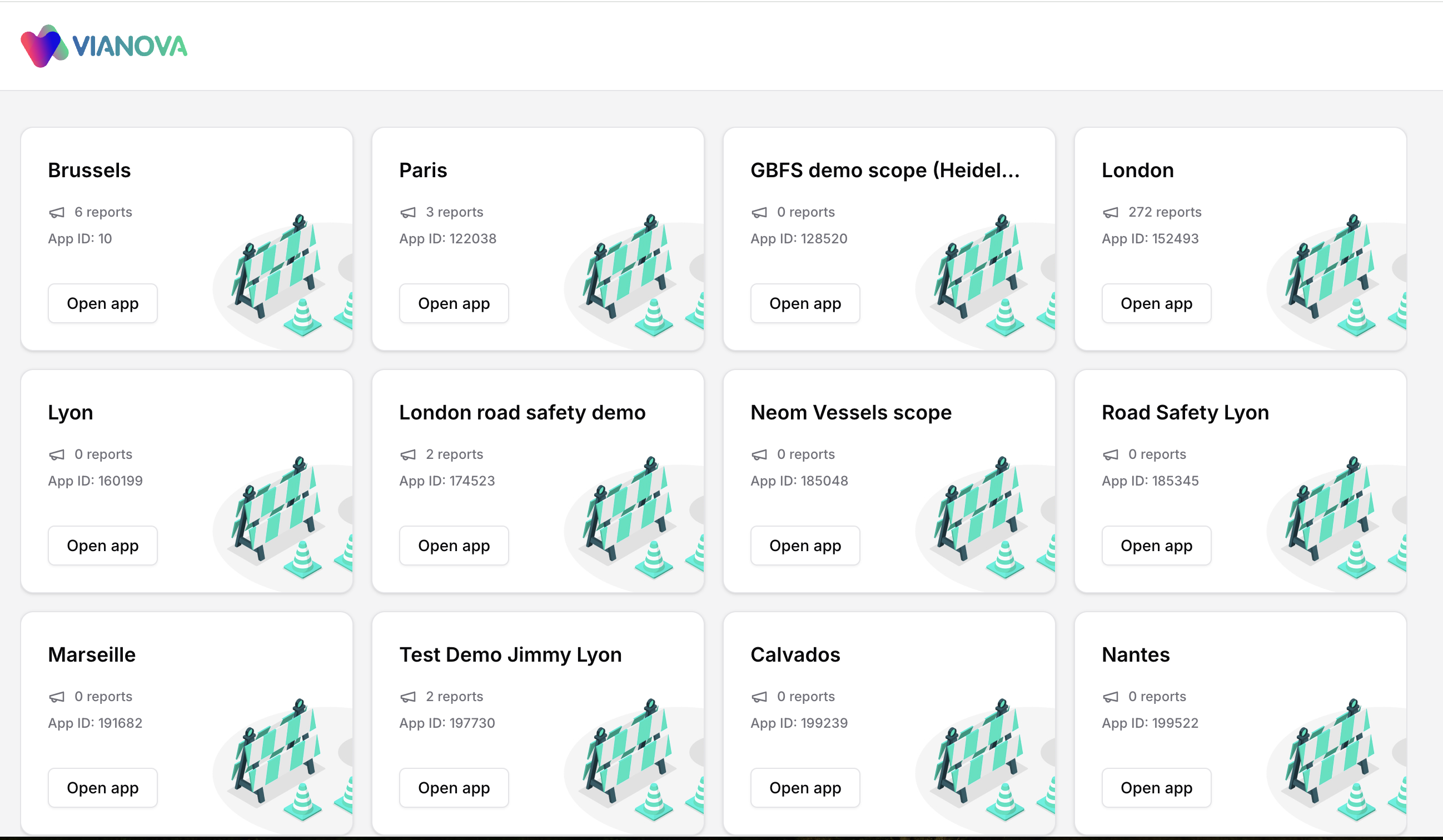 An example of multiple different applications, covering a wide variety of use cases and geographies
