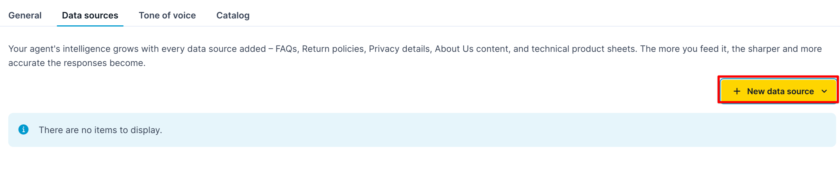Click +new data source option.