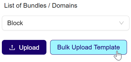 **Download the Bundles/Domain IDs template**