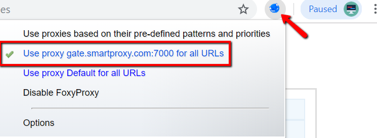 Как настроить foxyproxy chrome