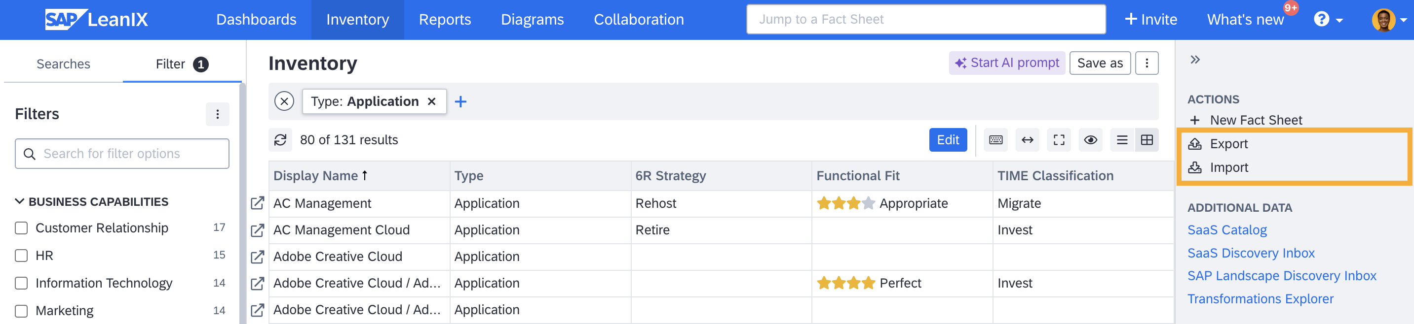 Bulk Updating Data Through Export and Import Feature