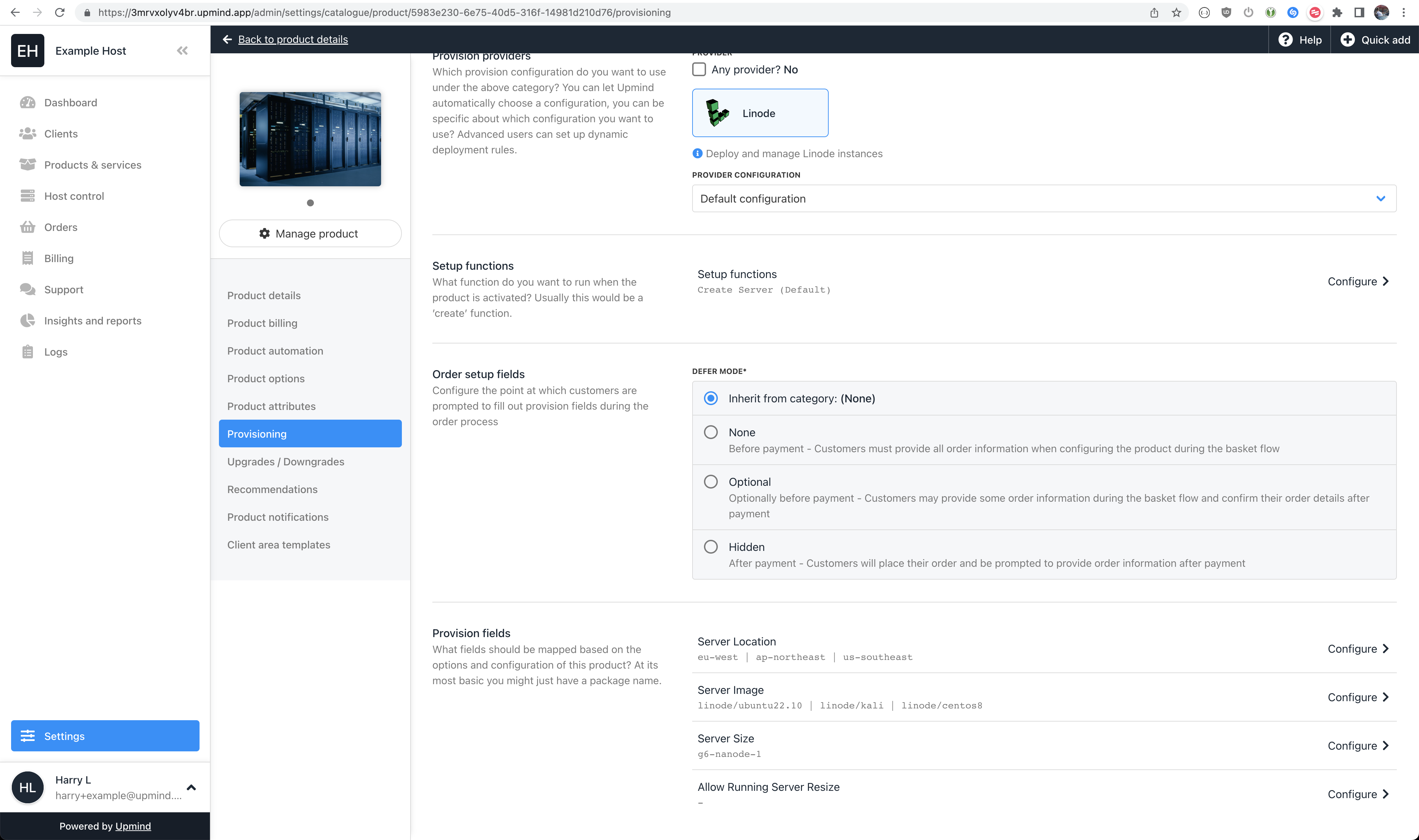 Dynamic Product Provision Fields (Using Product Attributes)