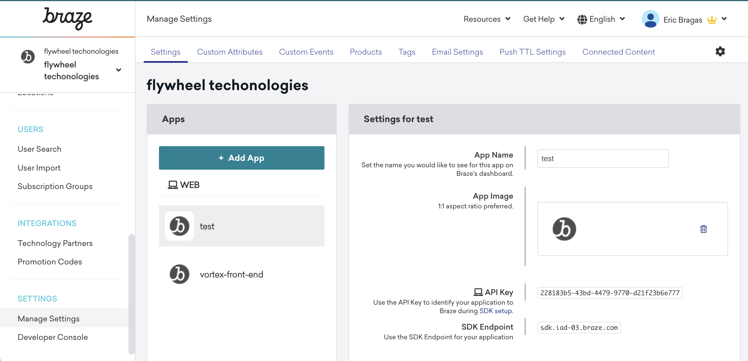 View Braze API URL