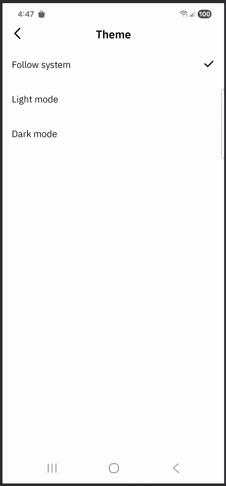 User Center Page