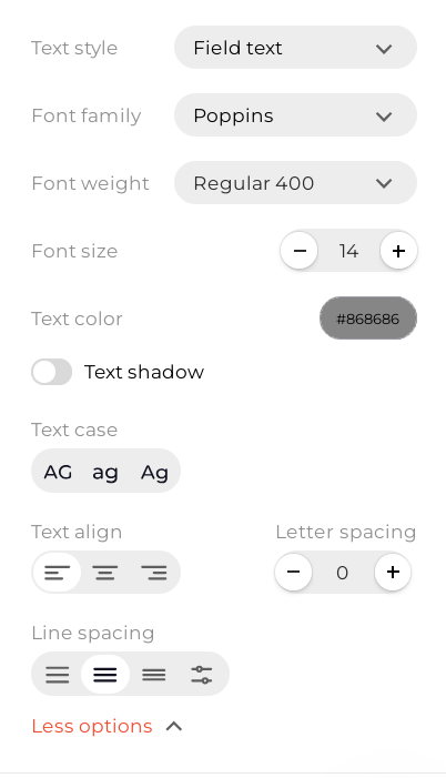 Text Styles