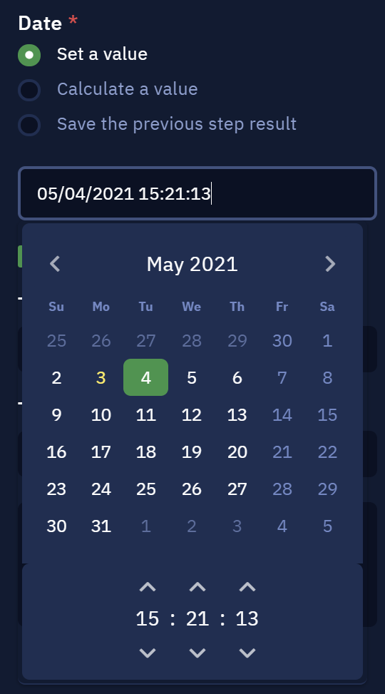 A convenient way to set the date and time