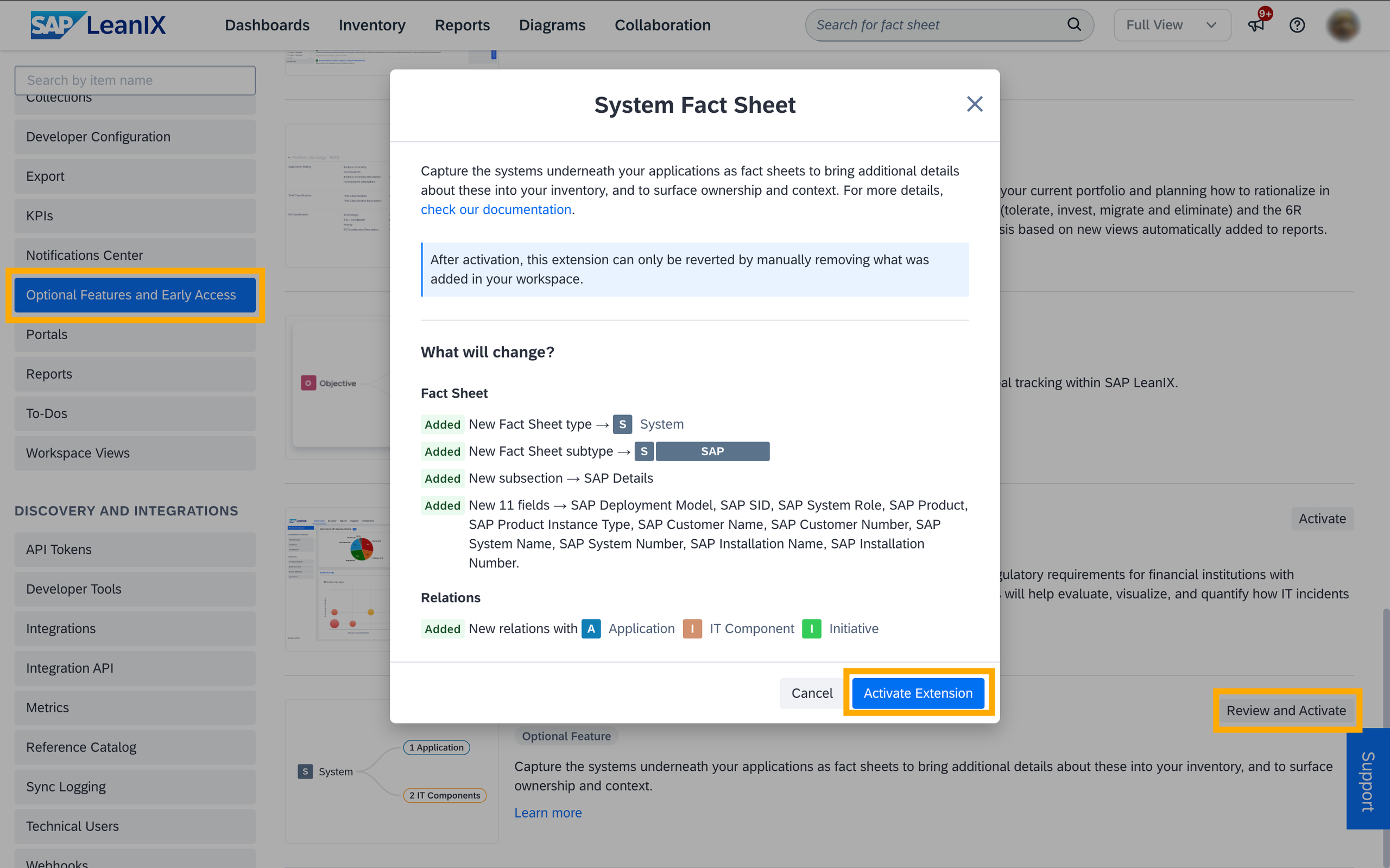 Activating the System Fact Sheet