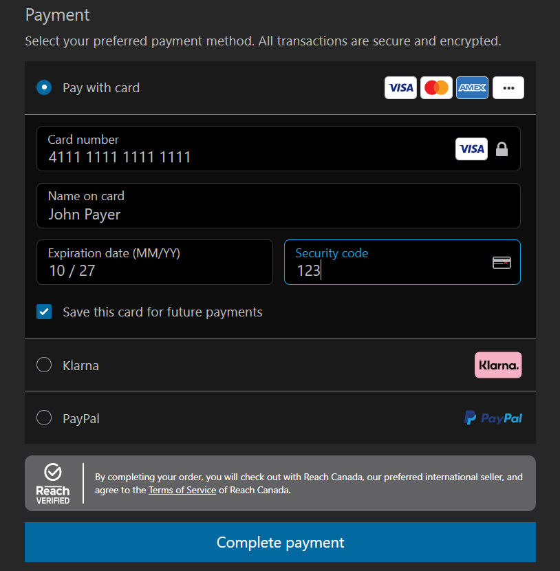 Dark theme