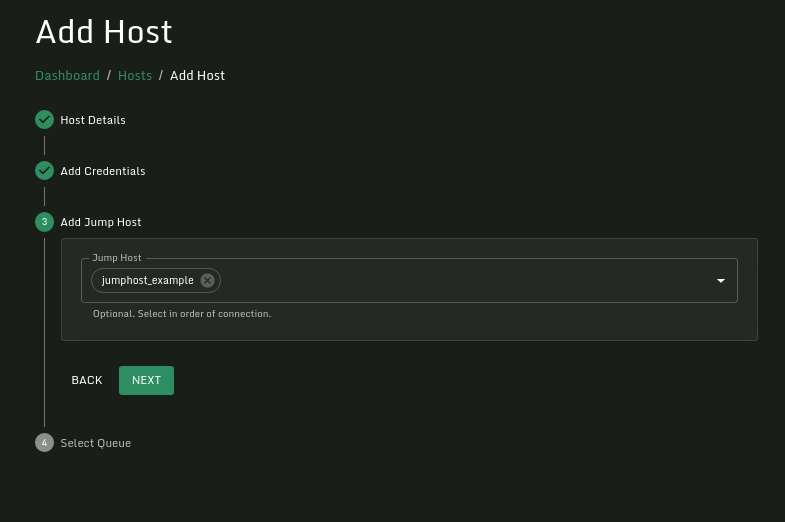 add.hosts.jump.host.selection.optional.png Optional Jump Host selection.
