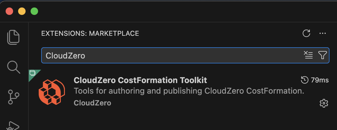 Search for CloudZero in the marketplace