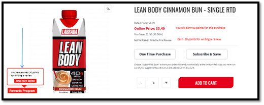lean body add to cart