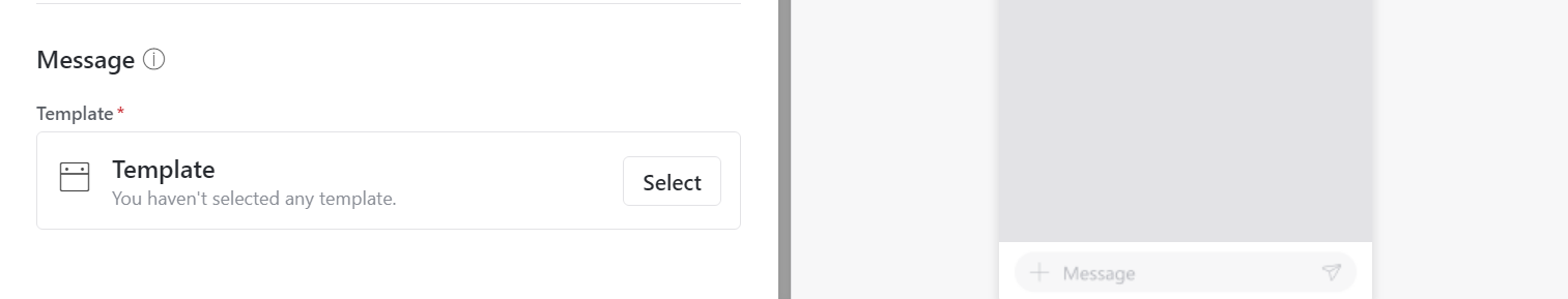 RBM approved template selection