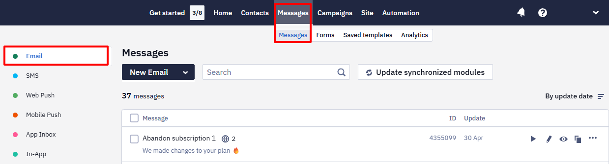 Messages