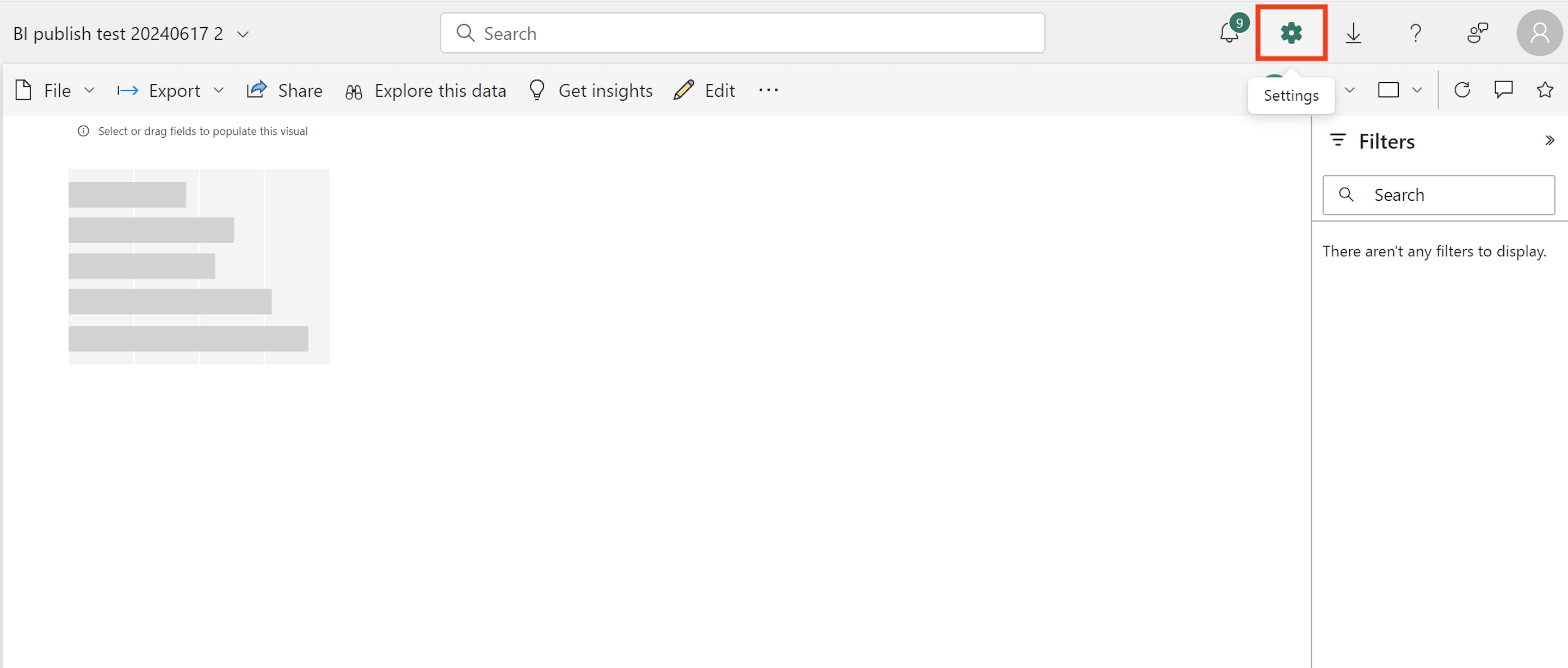 BI Link Settings Alt text