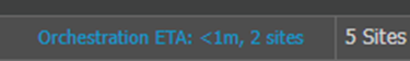 Orch Pushing configs, blue flashing status