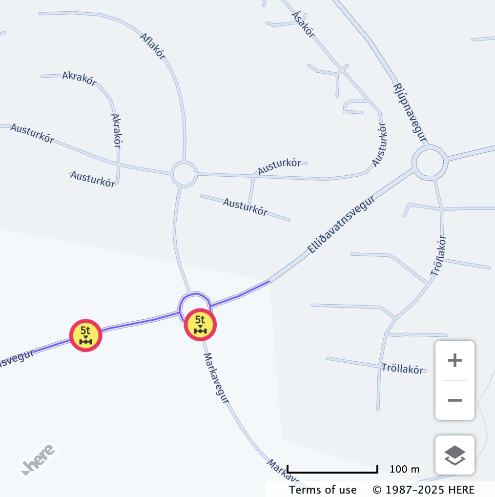 After applying the vehicle profile