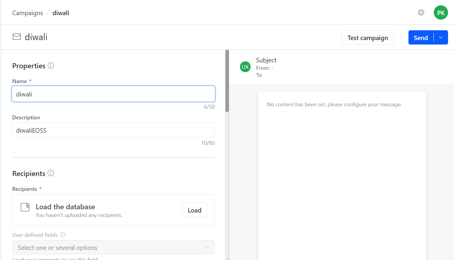 Email recipient file example