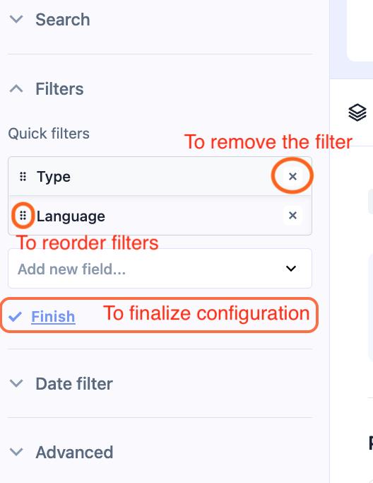 Relevance AI - Explorer - Configure simple filters
