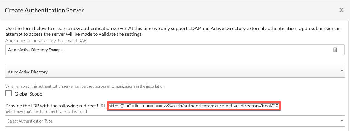 Create New Azure Active Directory Server