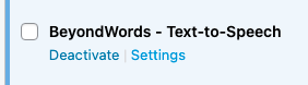BeyondWords WordPress plugin settings button.png