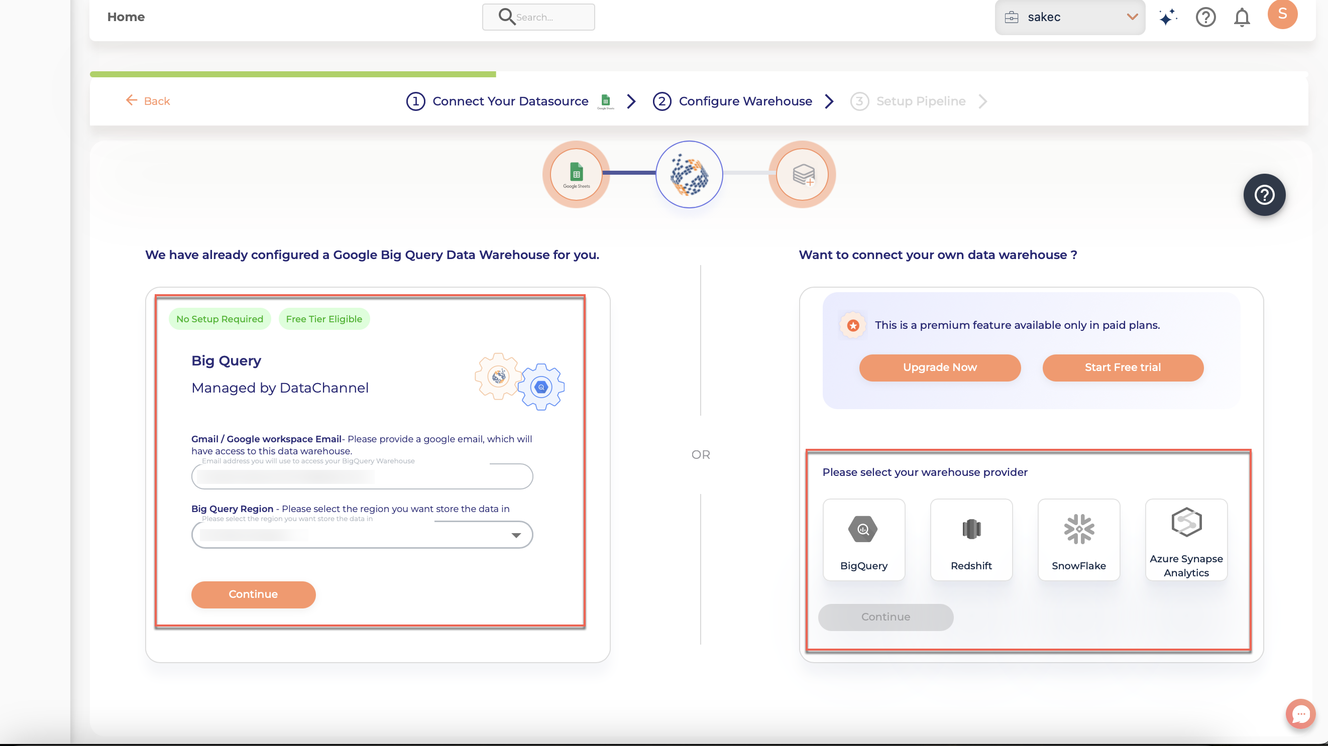 Connect DataSource