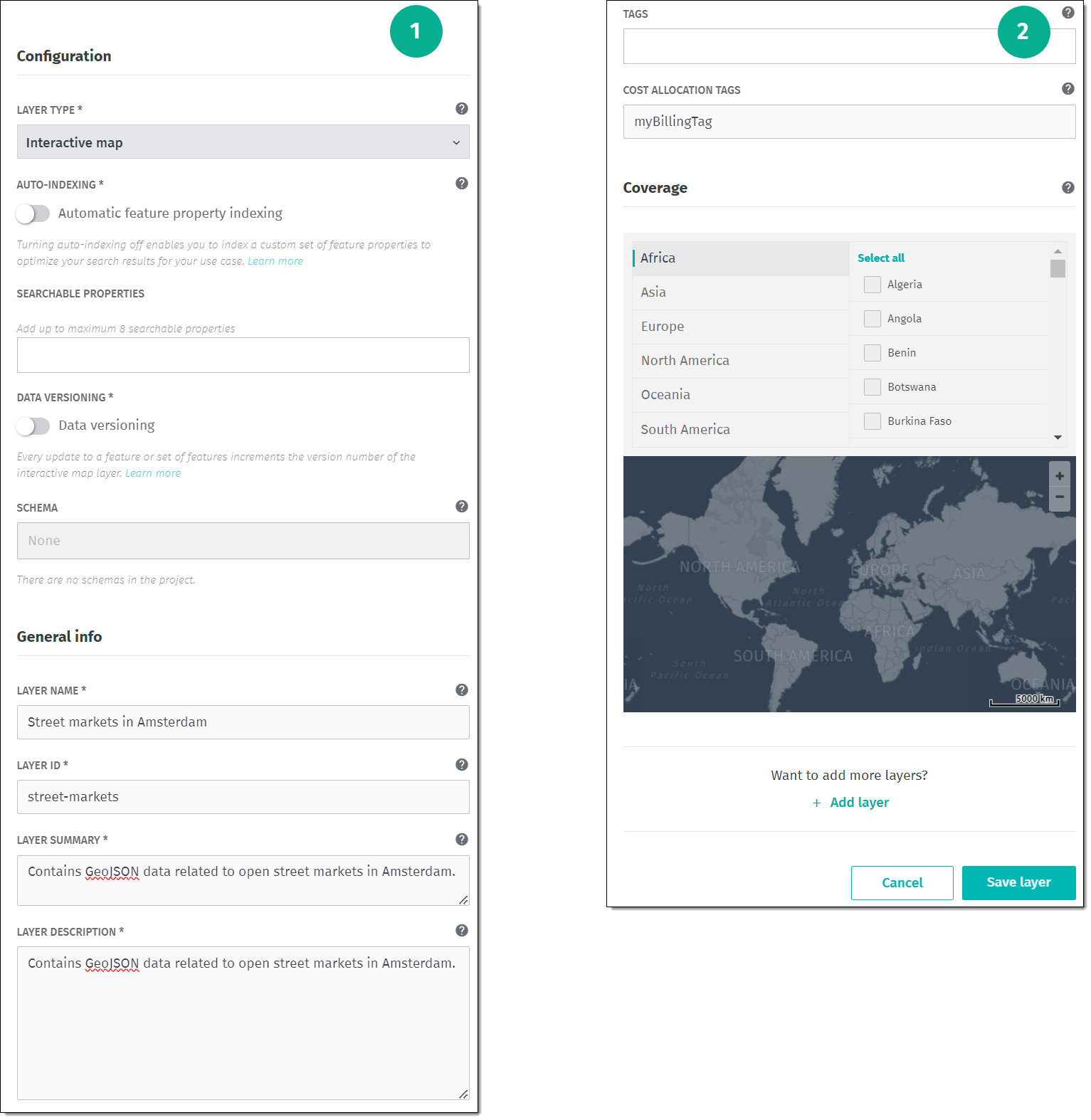 Basic layer configuration